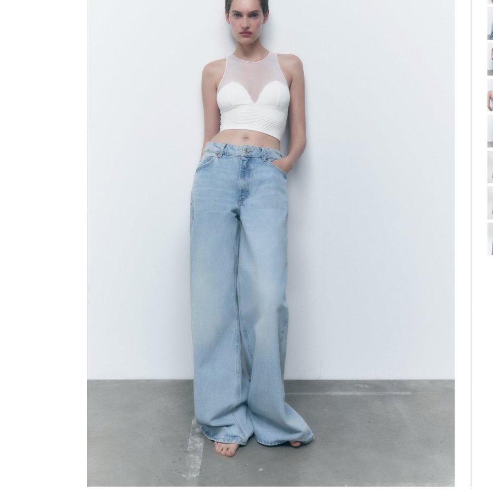 NWT ZARA MID RISE - FULL LENGTH jeans